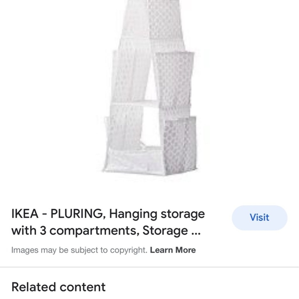 Brand New Ikea Pluring closet organizer